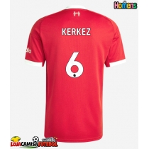 Camisa de Futebol Liverpool Milos Kerkez #6 Equipamento Principal 2025-26 Manga Curta